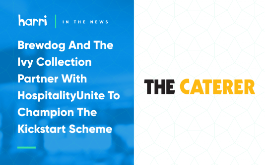 BrewDog and The Ivy Collection support Kickstart Scheme